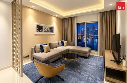 Apartment - 1 Bedroom - 2 Bathrooms for rent in Damac Maison Prive A - Damac Maison Prive - Business Bay - Dubai