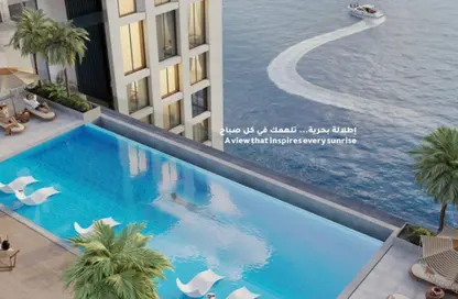 Apartment - Studio - 1 Bathroom for sale in Mawjan Tower - Ajman Corniche Road - Ajman