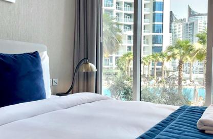 Apartment - Studio - 1 Bathroom for rent in Damac Maison Prive A - Damac Maison Prive - Business Bay - Dubai