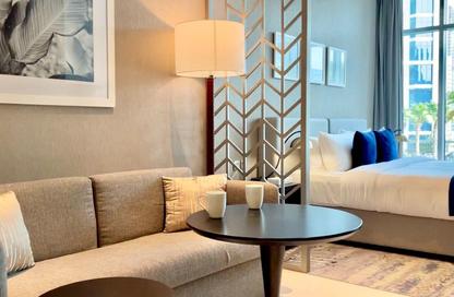 Apartment - Studio - 1 Bathroom for rent in Damac Maison Prive A - Damac Maison Prive - Business Bay - Dubai