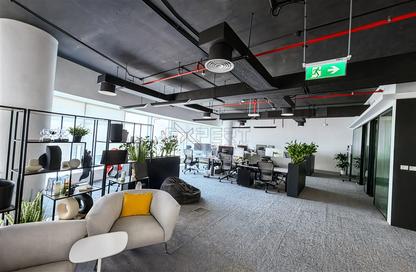 Office Space - Studio - 1 for rent in The Prime Tower - Business Bay - Dubai