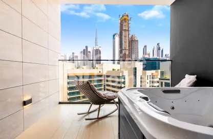 Apartment - Studio - 1 Bathroom for rent in Trillionaire Residences - Business Bay - Dubai