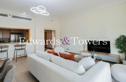 Apartment - 2 Bedrooms - 3 Bathrooms for rent in Al Hamri - Shoreline Apartments - Palm Jumeirah - Dubai