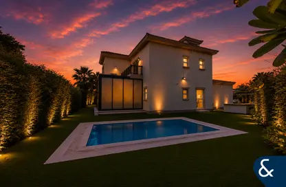 Villa - 4 Bedrooms - 5 Bathrooms for rent in Entertainment Foyer - Mediterranean Clusters - Jumeirah Islands - Dubai