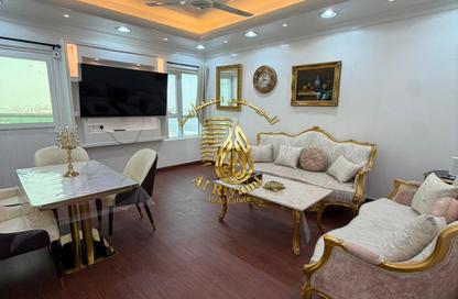 Apartment - 1 Bedroom - 2 Bathrooms for rent in Orient Tower 1 - Orient Towers - Al Bustan - Ajman