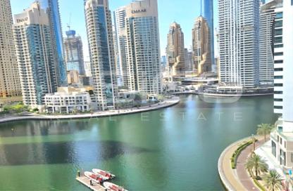 Apartment - 2 Bedrooms - 2 Bathrooms for rent in Marina View Tower A - Marina View - Dubai Marina - Dubai