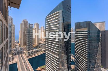 Apartment - 2 Bedrooms - 3 Bathrooms for rent in Al Majara 1 - Al Majara Towers - Dubai Marina - Dubai