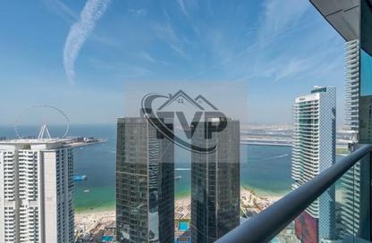 Apartment - 3 Bedrooms - 4 Bathrooms for rent in Al Fattan Marine Towers - Jumeirah Beach Residence - Dubai
