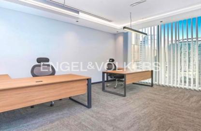 Office Space - Studio - 2 Bathrooms for rent in The Prism - Business Bay - Dubai
