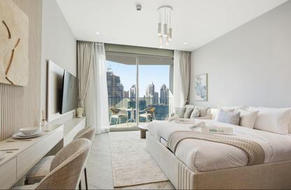 Apartment - Studio - 1 Bathroom for rent in Peninsula Three - Peninsula - Business Bay - Dubai