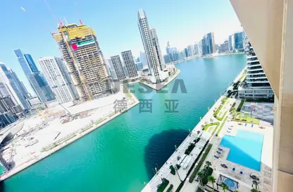 شقة - غرفة نوم - 1 حمام للايجار في برج تشرشل السكني - أبراج تشرشل - الخليج التجاري - دبي