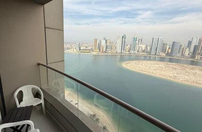 Apartment - 3 Bedrooms - 4 Bathrooms for sale in Al Sondos Tower - Al Khan Lagoon - Al Khan - Sharjah