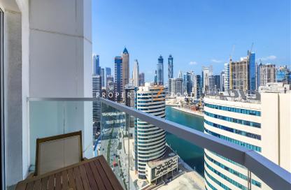 Apartment - Studio - 1 Bathroom for rent in AG Tower - Business Bay - Dubai