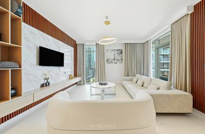 Apartment - 2 - 2 for rent in Marina Vista Tower 2 - Marina Vista - Emaar Beachfront - Dubai Harbour - Dubai