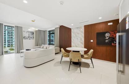 Apartment - 2 - 2 for rent in Marina Vista Tower 2 - Marina Vista - Emaar Beachfront - Dubai Harbour - Dubai