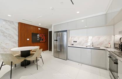 Apartment - 2 - 2 for rent in Marina Vista Tower 2 - Marina Vista - Emaar Beachfront - Dubai Harbour - Dubai