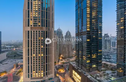 Apartment - 1 Bedroom - 2 Bathrooms for rent in The Torch - Dubai Marina - Dubai