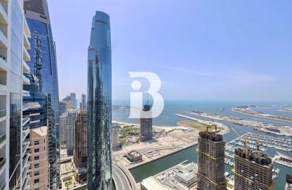 Apartment - 3 Bedrooms - 4 Bathrooms for rent in Princess Tower - Dubai Marina - Dubai