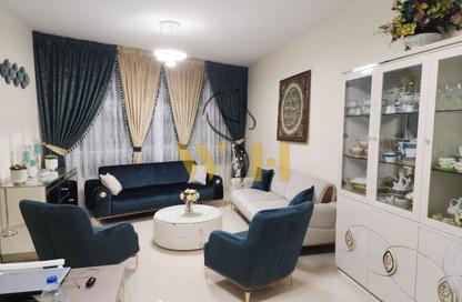 Apartment - 2 Bedrooms - 3 Bathrooms for rent in Orient Tower 1 - Orient Towers - Al Bustan - Ajman