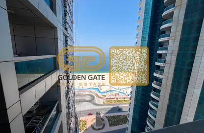 Apartment - 2 Bedrooms - 2 Bathrooms for sale in Corniche Tower - Ajman Corniche Road - Ajman