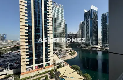 شقة - غرفة نوم - 2 حمامات للايجار في برج Green Lakess 2 - ابراج جرين ليك - (JLT) مجمع S - أبراج بحيرات الجميرا - دبي