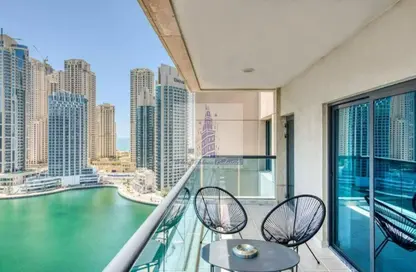 Apartment - 3 Bedrooms - 3 Bathrooms for sale in Time Place Tower - Dubai Marina - Dubai