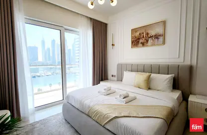 Apartment - 1 Bedroom - 1 Bathroom for rent in Grand Bleu Tower 1 - EMAAR Beachfront - Dubai Harbour - Dubai