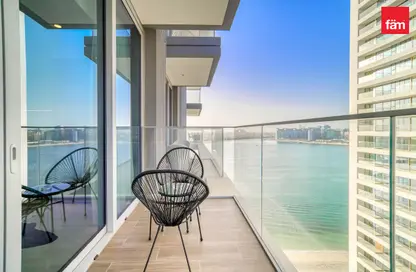 Apartment - 2 Bedrooms - 2 Bathrooms for rent in Beach Isle Tower 2 - Beach Isle - Emaar Beachfront - Dubai Harbour - Dubai