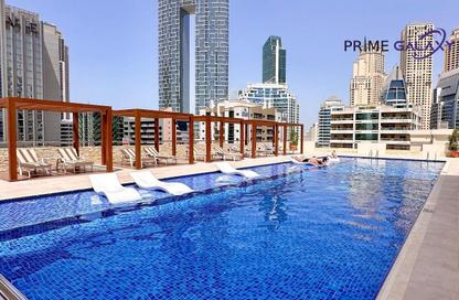 Apartment - Studio - 1 Bathroom for rent in DEC Tower 1 - DEC Towers - Dubai Marina - Dubai