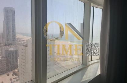 Apartment - Studio - 1 Bathroom for rent in Corniche Tower - Ajman Corniche Road - Ajman