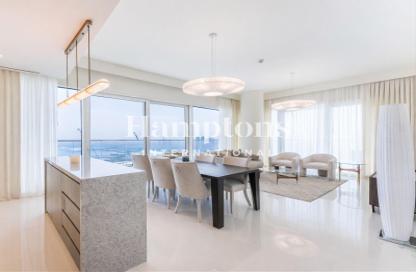 Apartment - 3 Bedrooms - 4 Bathrooms for rent in Grand Bleu Tower 1 - EMAAR Beachfront - Dubai Harbour - Dubai