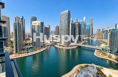 Apartment - 1 - 2 for rent in LIV Waterside - Dubai Marina - Dubai