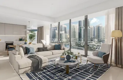 Apartment - 1 Bedroom - 1 Bathroom for sale in Marina Shores - Dubai Marina - Dubai