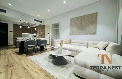 Apartment - 2 Bedrooms - 2 Bathrooms for rent in Elegance by Chaimaa - District 18 - Jumeirah Village Circle - Dubai