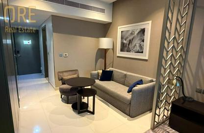 Apartment - Studio - 1 Bathroom for rent in Damac Maison Prive A - Damac Maison Prive - Business Bay - Dubai
