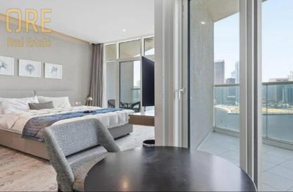 Apartment - Studio - 1 Bathroom for rent in Damac Maison Prive A - Damac Maison Prive - Business Bay - Dubai