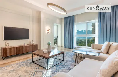 Apartment - 2 Bedrooms - 3 Bathrooms for rent in The Residences South - Palm Jumeirah - Dubai