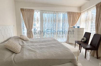 Apartment - 3 - 3 for rent in Damac Heights - Dubai Marina - Dubai