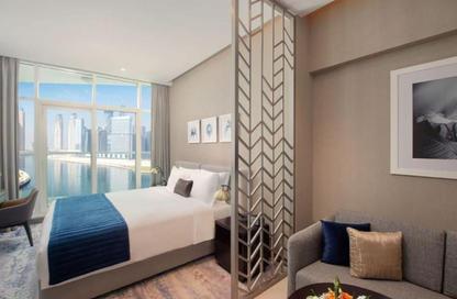 Apartment - Studio - 1 Bathroom for rent in Damac Maison Prive A - Damac Maison Prive - Business Bay - Dubai