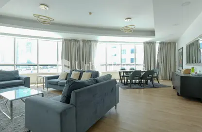 Apartment - 4 Bedrooms - 4 Bathrooms for rent in Horizon Tower - Dubai Marina - Dubai