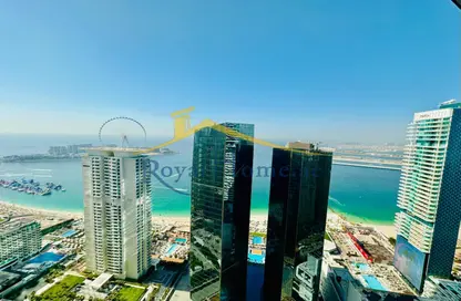 Apartment - 3 Bedrooms - 5 Bathrooms for rent in Al Fattan Marine Tower - Al Fattan Marine Towers - Jumeirah Beach Residence - Dubai