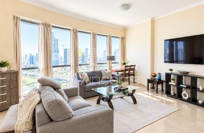 Apartment - Studio - 1 for rent in Jumeirah Bay X1 - Jumeirah Bay Towers - JLT Cluster X - Jumeirah Lake Towers - Dubai