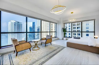 Apartment - 3 Bedrooms - 3 Bathrooms for rent in Rimal 2 - Rimal - Jumeirah Beach Residence - Dubai