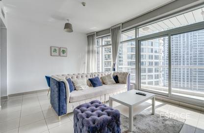 Apartment - 1 Bedroom - 2 Bathrooms for rent in Fairfield Tower - Park Island - Dubai Marina - Dubai