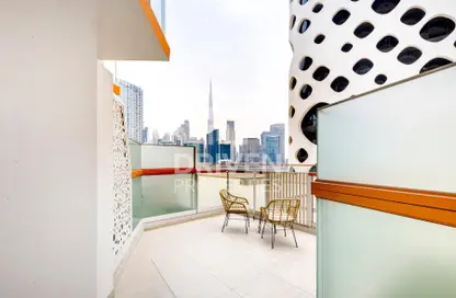 Apartment - Studio - 1 Bathroom for rent in Millennium Binghatti Residences - Business Bay - Dubai