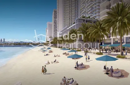 Apartment - 4 Bedrooms - 4 Bathrooms for sale in Beachgate by Address - EMAAR Beachfront - Dubai Harbour - Dubai