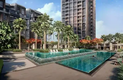 شقة - غرفة نوم - 2 حمامات للبيع في ديزاين كوارتر برج ب - ديزاين كوارتر - دبي ديزاين ديستريكت - دبي