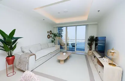 Apartment - 1 Bedroom - 2 Bathrooms for rent in Palace Beach Residence Tower 2 - Palace Beach Residence - EMAAR Beachfront - Dubai Harbour - Dubai