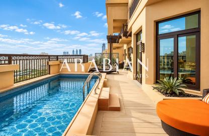 Apartment - 4 - 5 for sale in The Fairmont Palm Residence South - The Fairmont Palm Residences - Palm Jumeirah - Dubai