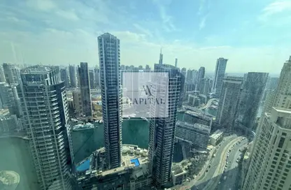 Apartment - 2 Bedrooms - 4 Bathrooms for rent in Al Fattan Marine Tower - Al Fattan Marine Towers - Jumeirah Beach Residence - Dubai